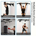 Wall-Mounted Indoor Pull-Up Crossbar — Home Gym Strength Training Equipment Easy Install