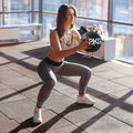 Rubber Medicine Ball Set 4-9lb — Non-Bouncy Weighted Ball for Squats Wall Balls & Balance Training
