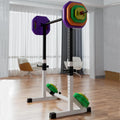 Adjustable Squat Rack with Dip Station — Heavy Duty 550lbs Capacity Home Gym Strength Training