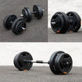 Adjustable Dumbbell Set 2kg-45kg — Quick Adjustment Home Gym Free Weights Multiple Colors