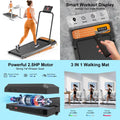 Walking Pad Treadmill with Incline — 2.5HP Low Noise Under Desk Portable Home Treadmill