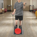 Multi-Function Stepper with Seat & Resistance Bands — Home Workout Equipment 150kg Capacity