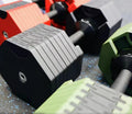 Decagonal Adjustable Dumbbell Set 40kg — Quick Adjust Home Gym Free Weights