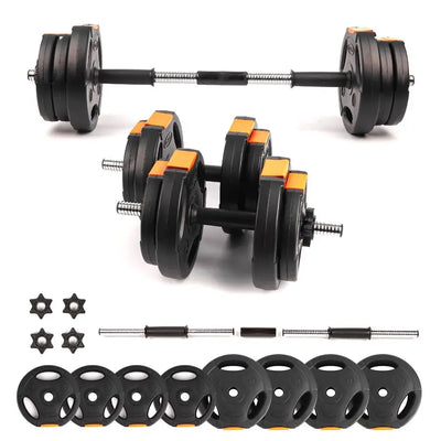 Adjustable Dumbbell Set 2kg-45kg — Quick Adjustment Home Gym Free Weights Multiple Colors